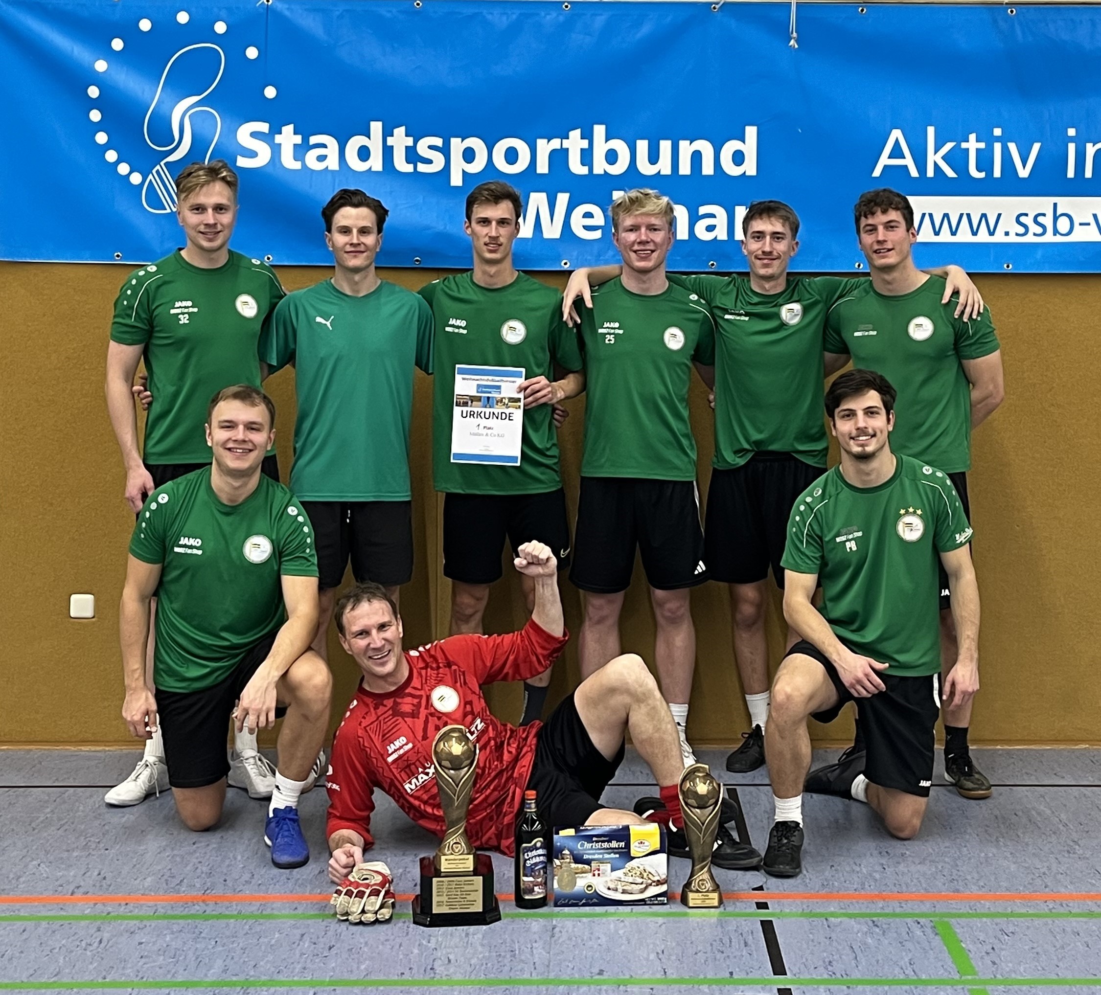 Thomas Müller beim Turniersieger als starker Rückhalt im Tor