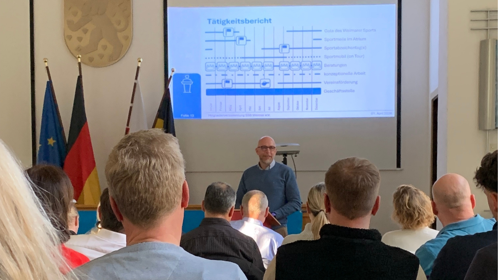 Rückblick auf die Mitgliederversammlung des Stadtsportbundes Weimar