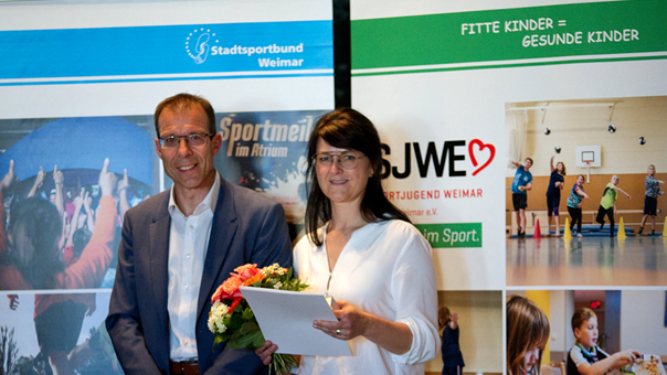Bert Krenzer zusammen mit Sandra Höngen-Kluss